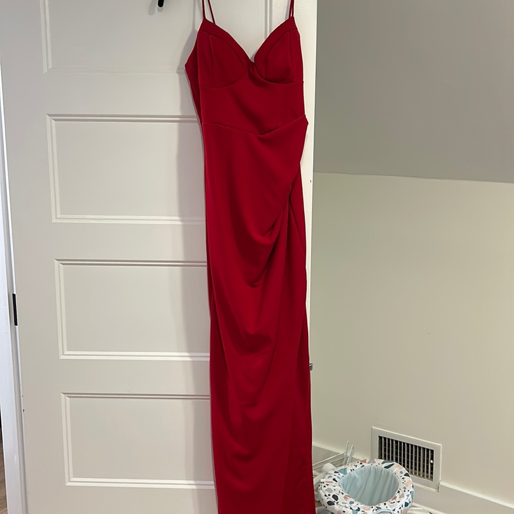 Red dress